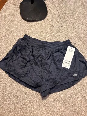ALO Yoga Women's Athletic Shorts in Navy